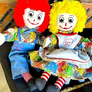 Made with Love Raggedy Ann and Andy Dolls